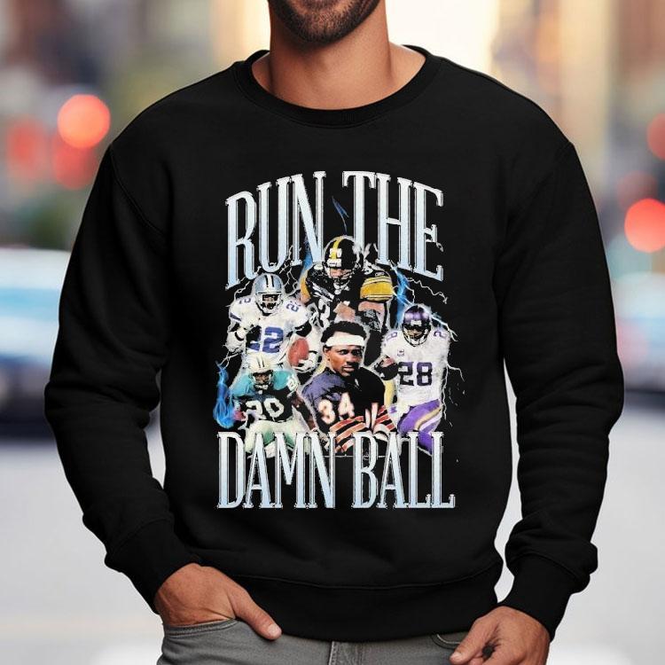 Green Bay Packers Chicago Bears Dallas Cowboys Minnesota Vikings Run The Damn Ball Shirt