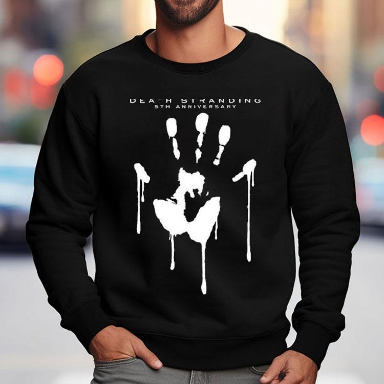 Hideo Kojima Death Stranding 5th Anniversary Hand Shirt