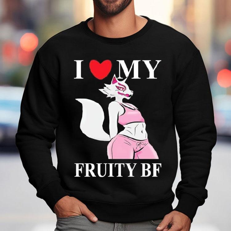 I Love My Fruity Bf Lgbt Fox Shirt