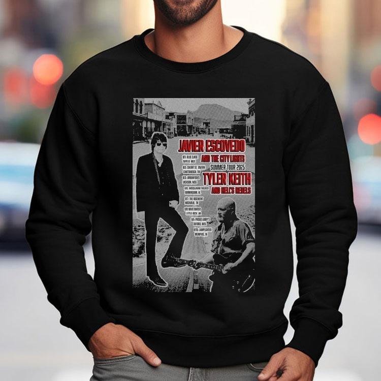 Javier Escovedo And The City Lights Summer Tour 2025 Shirt