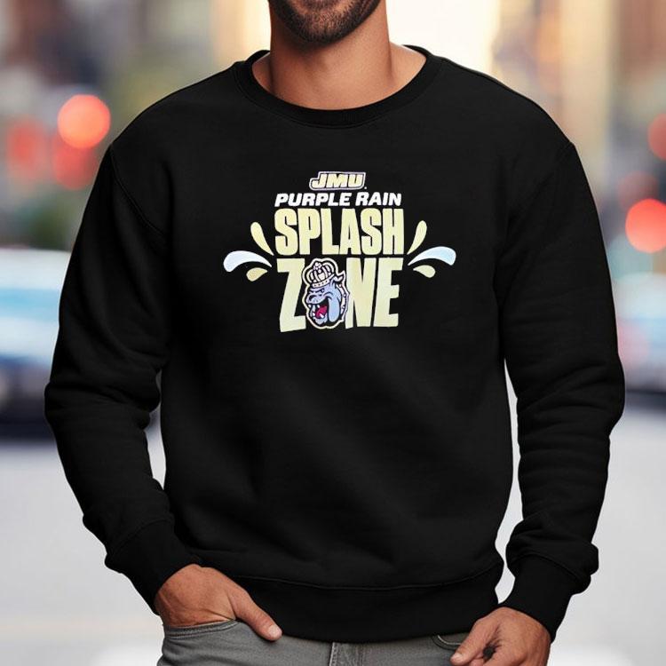 Jmu James Madison Dukes Purple Rain Splash Zone Shirt