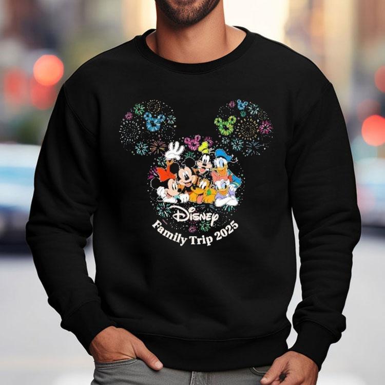 Mickey Mouse And Friends Disney Family Trip 2025 Shirt