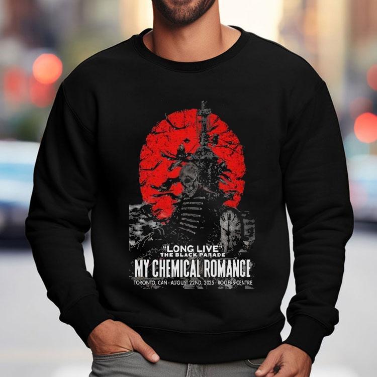 My Chemical Romance Long Live The Black Parade Toronto, On 08-22-2025 Skeleton Shirt