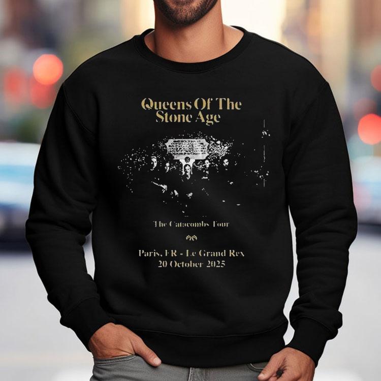 Queens Of The Stone Age The Catacombs Tour At Le Grand Rex In Paris Fr On October 20 2025 Shirt