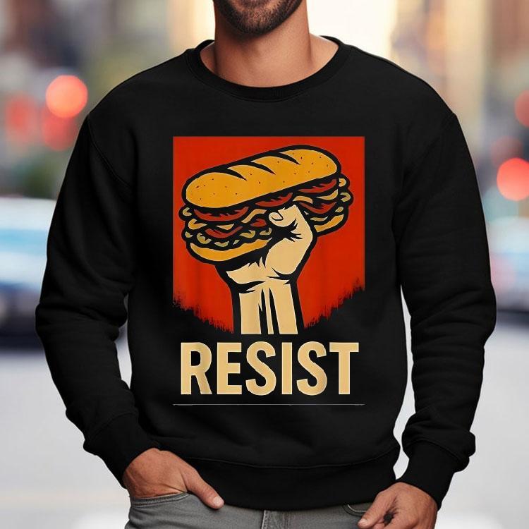 Resist Dc Sandwich Thrower Shirt