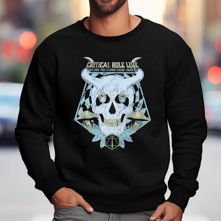 Skull Critical Role Live 2025 Vintage Shirt