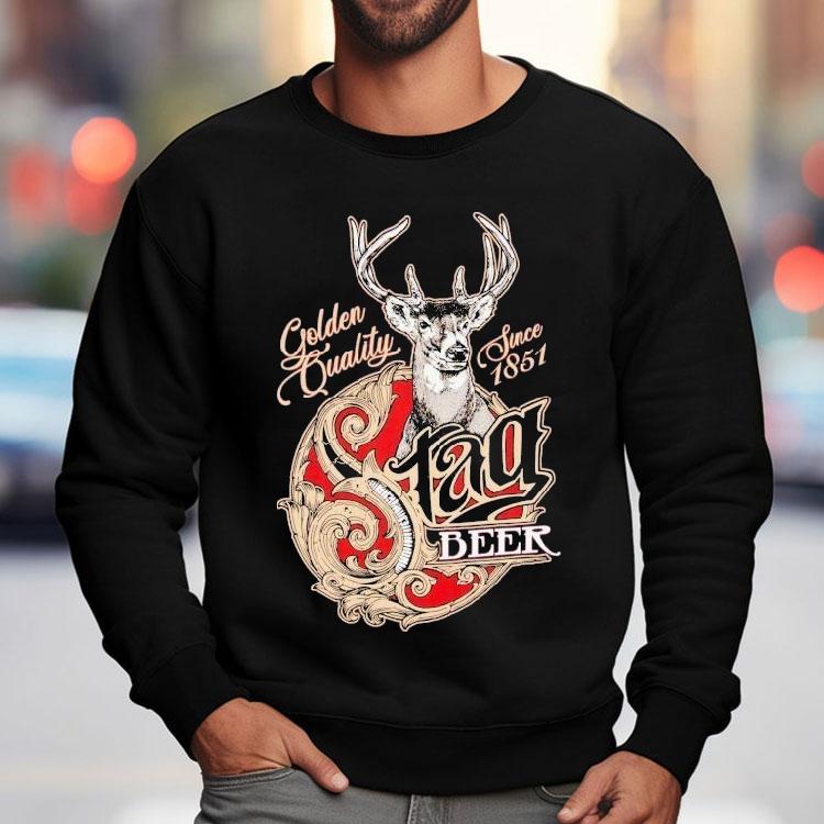Stag Beer Golden Quality Since 1851 Deer Shirt