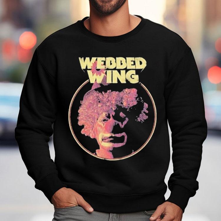 Webbed Wing Crying Clown Head Shirt