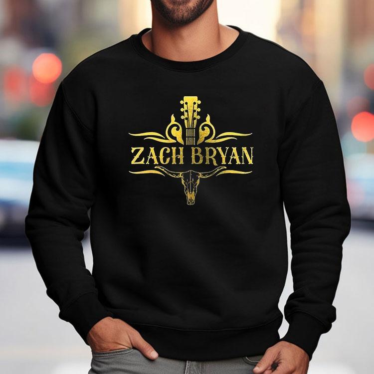 Zach Bryan X Michigan Wolverines The Big House Stadium Longhorn Logo Shirt