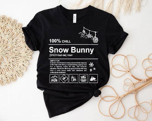 100% Chill Snow Bunny Shirt