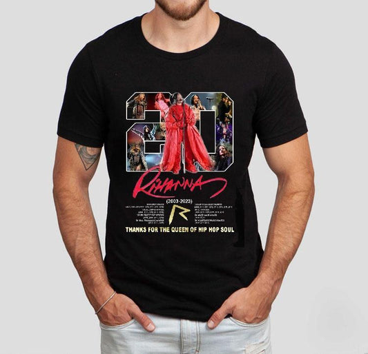 20 Years 2003-2023 Rihanna Thanks For The Queen Of Hip Hop Soul Shirt