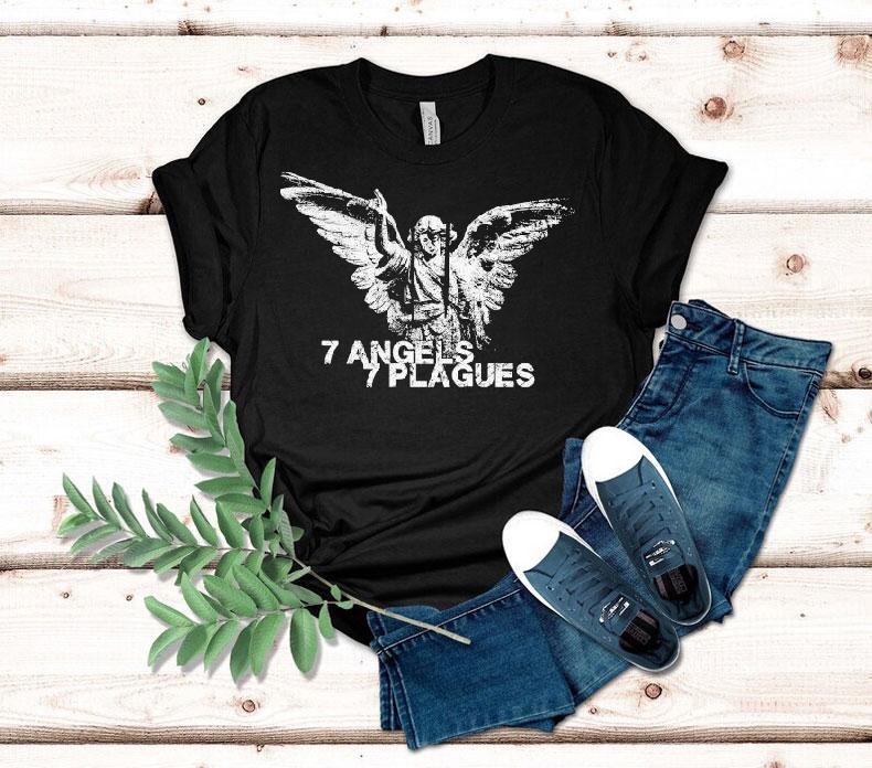 7 Angels 7 Plagues Angel Statue Shirt