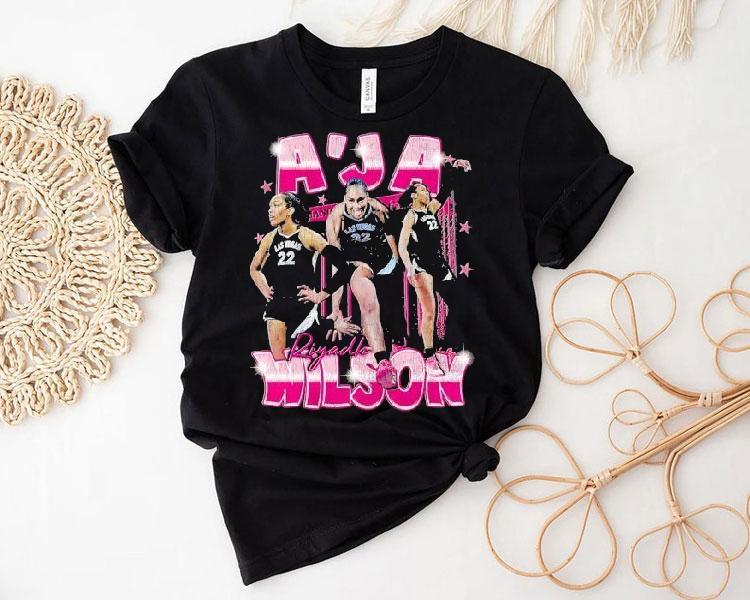 A'ja Wilson Riyadh Las Vegas Aces Basketball Graphic Shirt