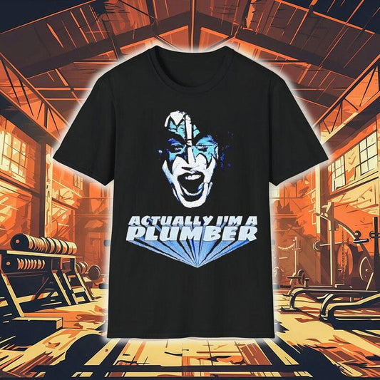 Actually I'm A Plumber Ace Frehley Shirt