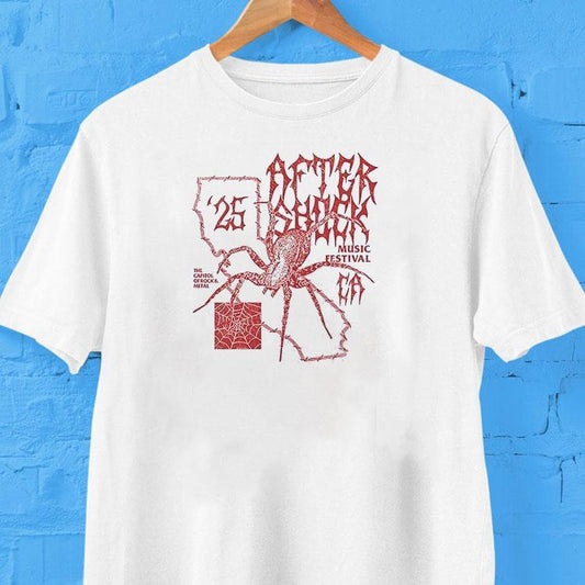 Aftershock Festival 2025 Sacramento California Discoverty Park Arachnofornia Shirt