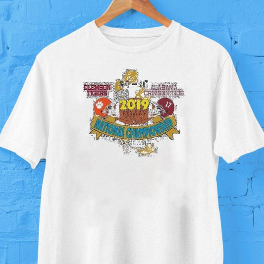 Alabama Crimson Tide Vs Clemson Tigers College Football Playoff National Championship Game 2019 Santa Clara Ca Matchup Shirt