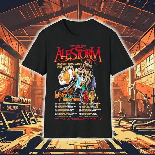 Alestorm East Thunderfisting European Tour 2025 Shirt