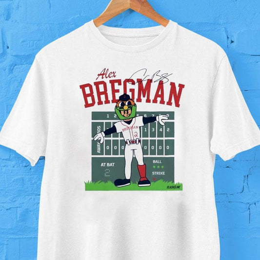 Alex Bregman Boston Red Sox #2 Mascot Signature Shirt