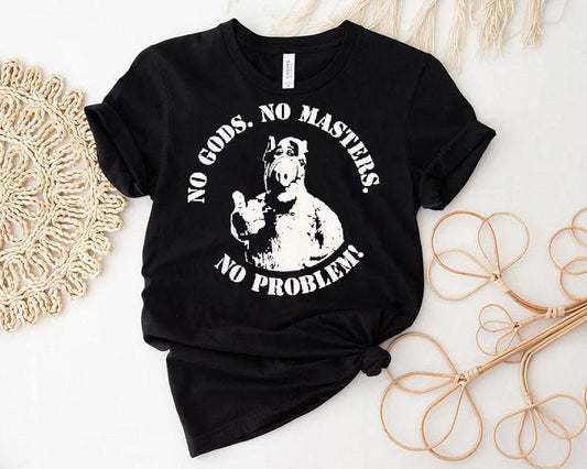 Alf Thumb Up Acrylic Pig No Gods No Masters No Problem Shirt