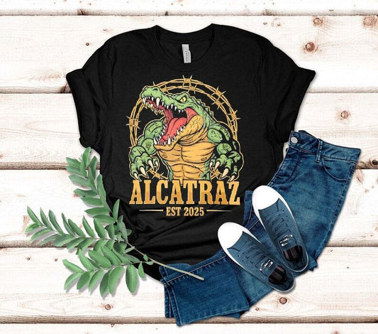 Alligator Alcatraz Muscle Florida Everglades Est 2025 Shirt