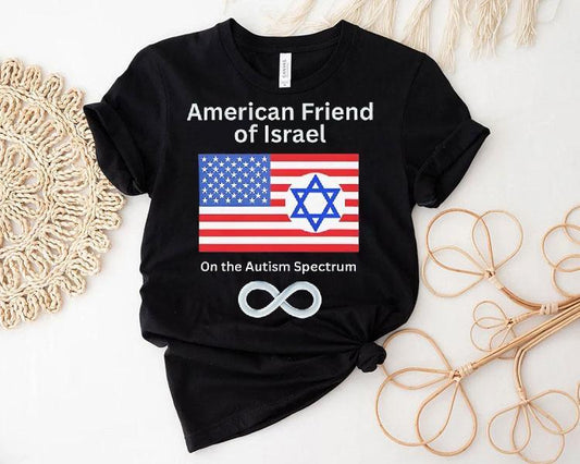 American Friend Of Israel On The Autism Spectrum Shirt