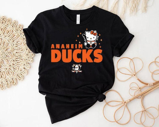 Anaheim Ducks Team X Hello Kitty Treat Shirt