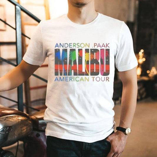 Anderson Paak Malibu Tour 2024 Palm Tree Shirt