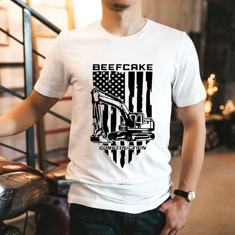 Andrew Flair Beefcake Construction Excavator Left Chest Shirt