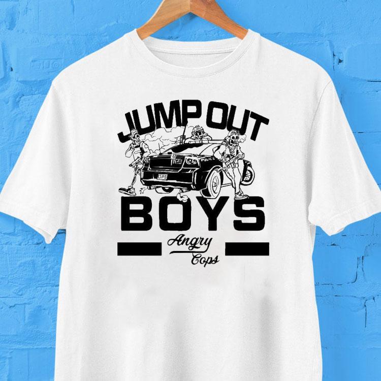 Angry Cops Jump Out Boys Shirt