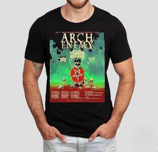 Arch Enemy North American Blood Dynasty 2025 Tour Tour Dates Shirt