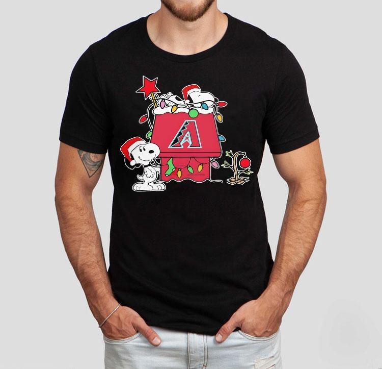 Arizona Diamondbacks Snoopy Christmas Holiday 2025 Shirt