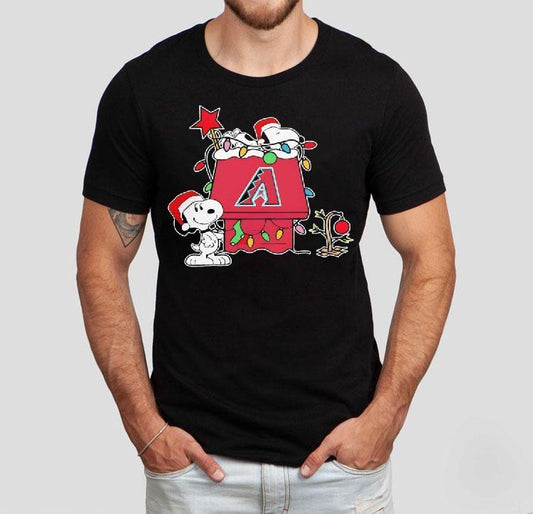 Arizona Diamondbacks Snoopy Christmas Holiday 2025 Shirt