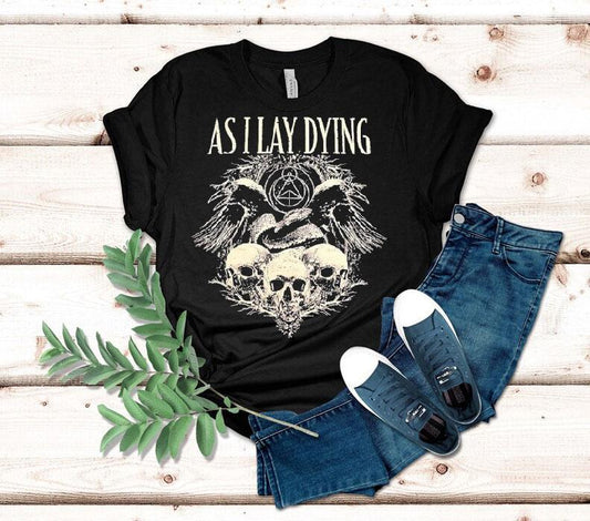 As I Lay Dying Mirror Ravens Shirt