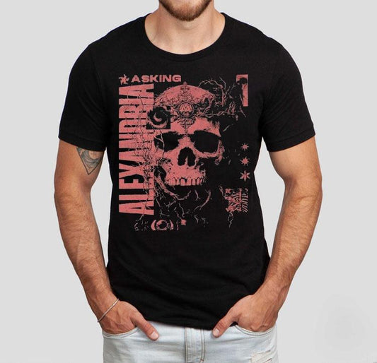 Asking Alexandria Let The Dead Take Me Skull Shirt