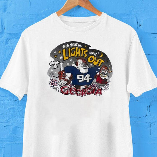 Auburn Tigers The Night The Lights Went Out Georgia Shirt