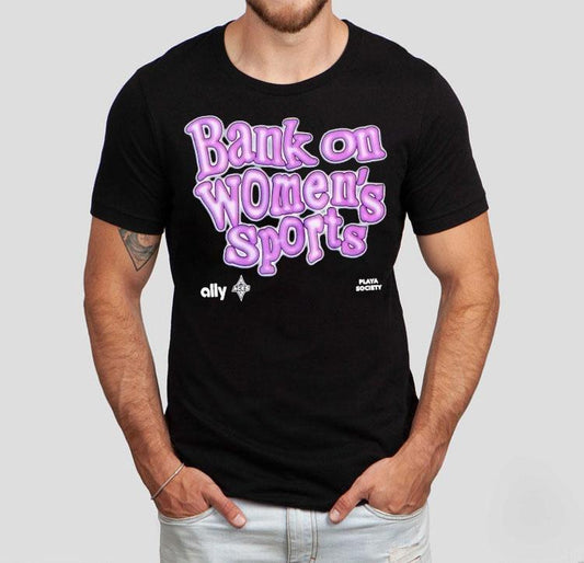 Bank On Women's Sports Wnba Las Vegas Aces Logo Shirt