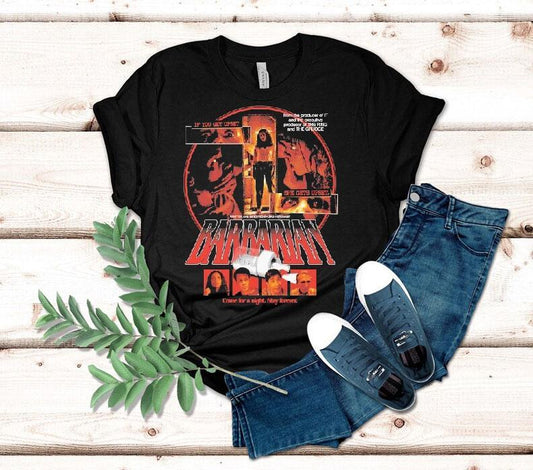 Barbarian Come For A Night Stay Forever She Gets Upset If You Get Upset Shirt
