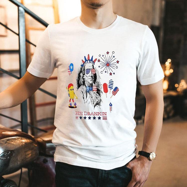 Ben Drankin Firework Usa Shirt