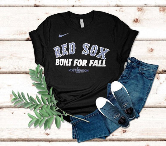 Boston Red Sox Baseball Built For Fall Mlb Postseason 2025 Shirt