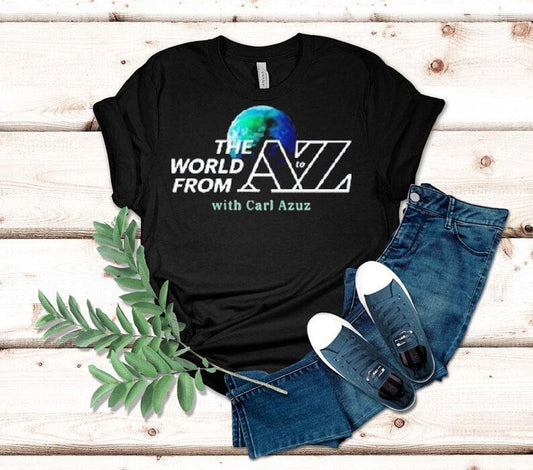 Carl Azuz The World From To Az Logo Shirt