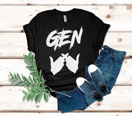 Carmen Q Gollihar Gen X Middle Finger Shirt