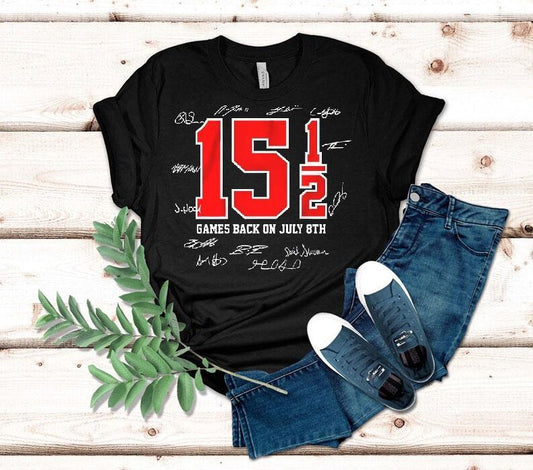Cleveland Guardians Baseball 15 5 Game Comeback Signatures Shirt