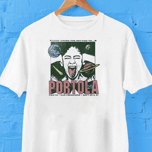 Come Crush The Rhythm To Portola 2025 Lineup Shirt