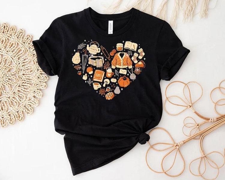 Cozy Autumn Heart Shirt