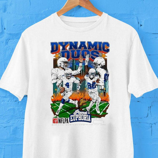 Dak Prescott And Ceedee Lamb Dynamic Duos Nflpa Planet Euphoria Shirt
