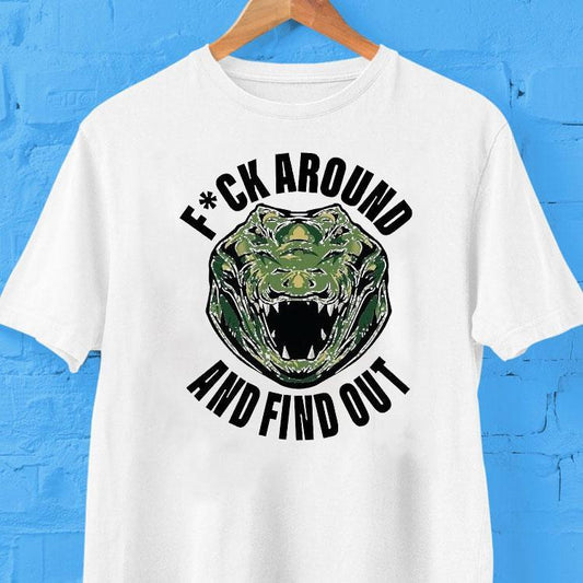 Do It With Dan Fuck Around And Find Out Crocodile Gator Shirt