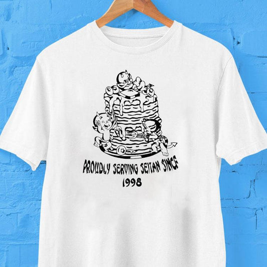 Evil Proudly Serving Seitan Since 1998 Shirt