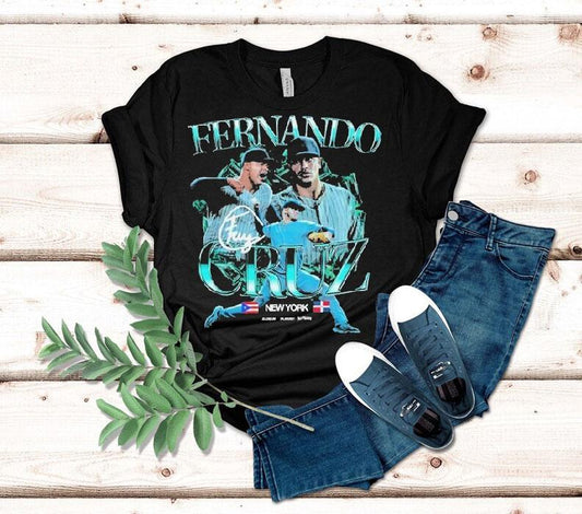 Fernando Cruz New York Yankees Player Collage Shirt