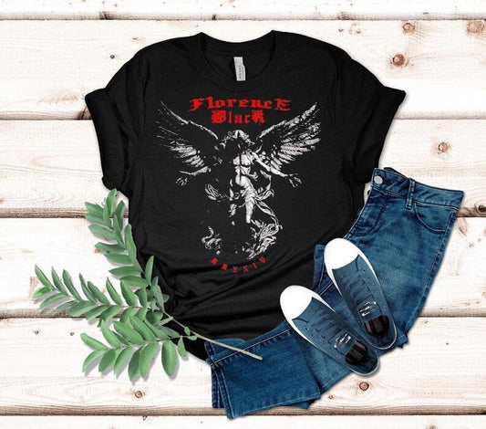 Florence Black Angel Shirt