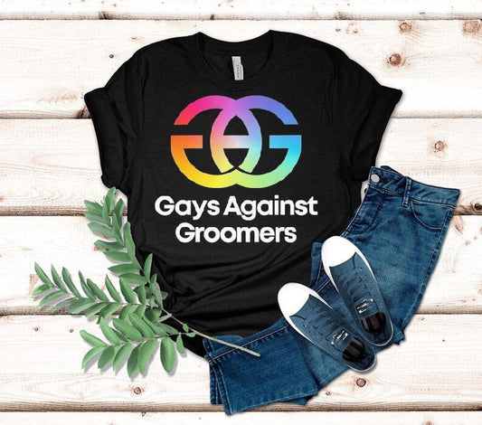 Gays Against Groomers Logo Shirt